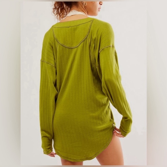 3. NWOT Free People Coffee Chat Pullover - Picture 3 of 6